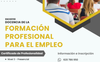 Docencia de la formación profesional para el empleo
