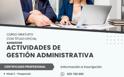 Actividades de gestión administrativa