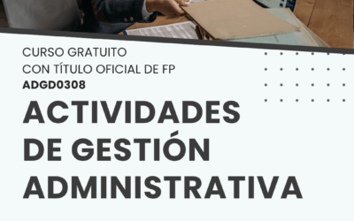 Actividades de gestión administrativa