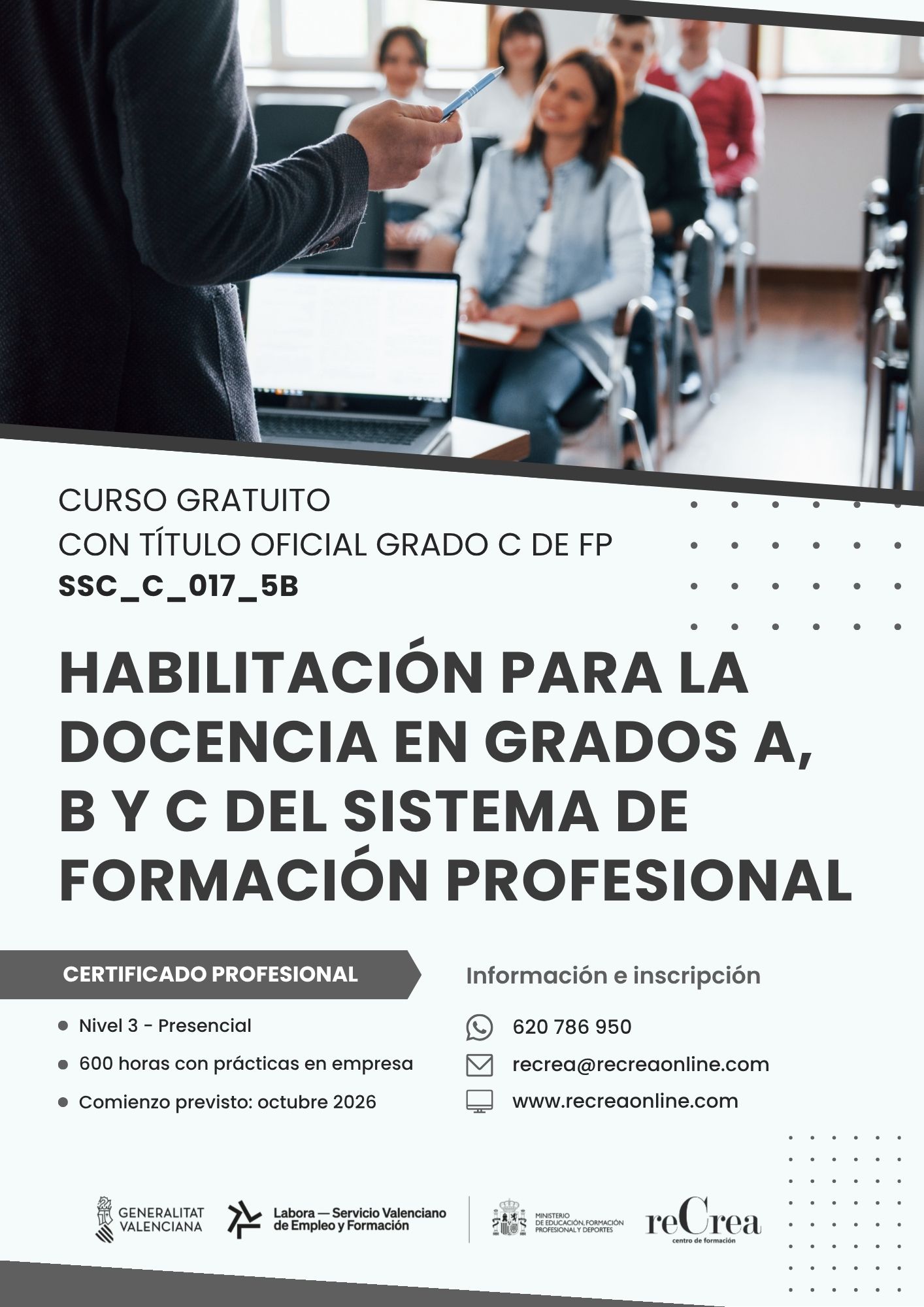 HABILITACIÓN PARA LA DOCENCIA
