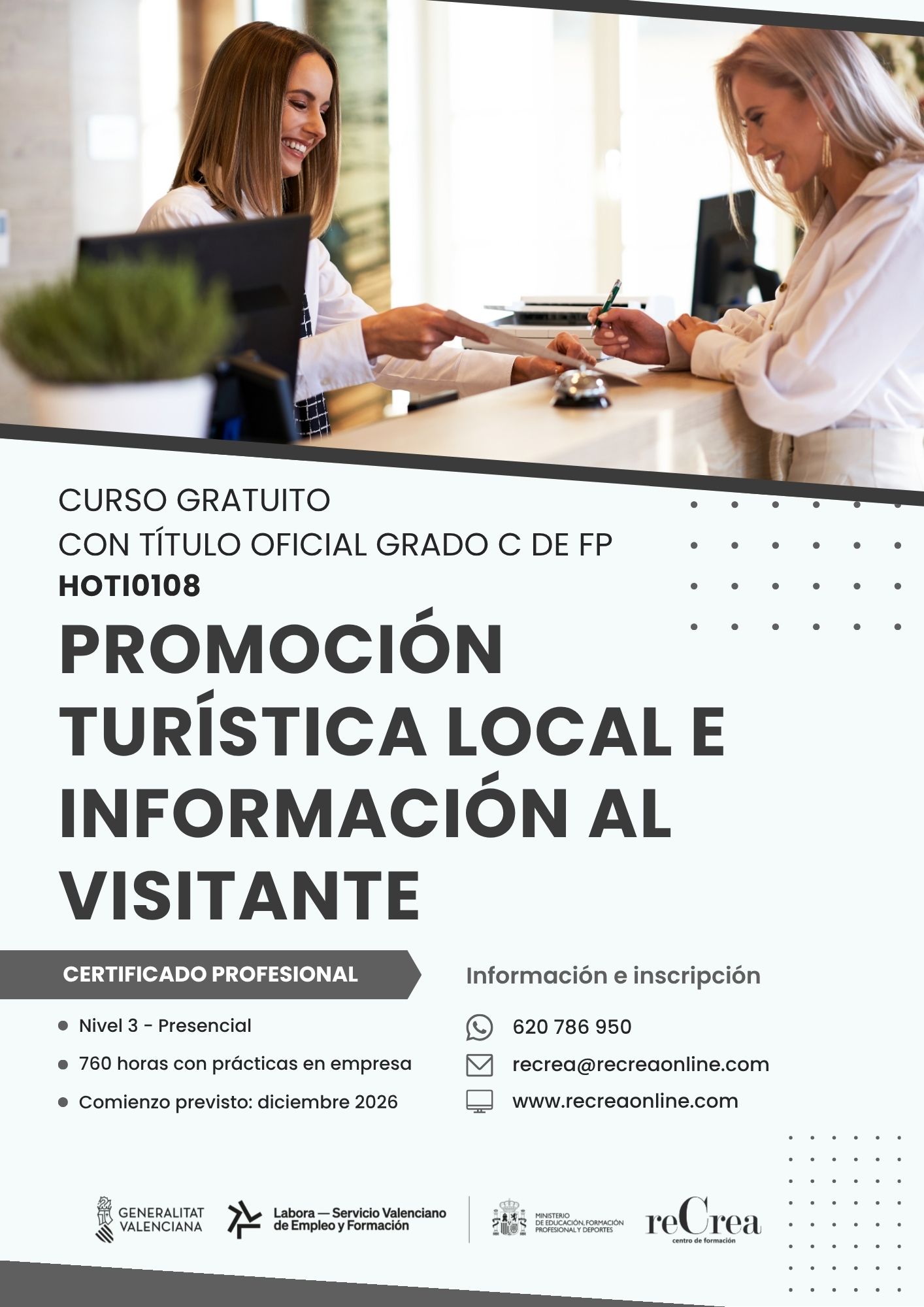HOTI0108 – PROM. TURISTICA LOCAL E INFORMACIÓN AL VISITANTE